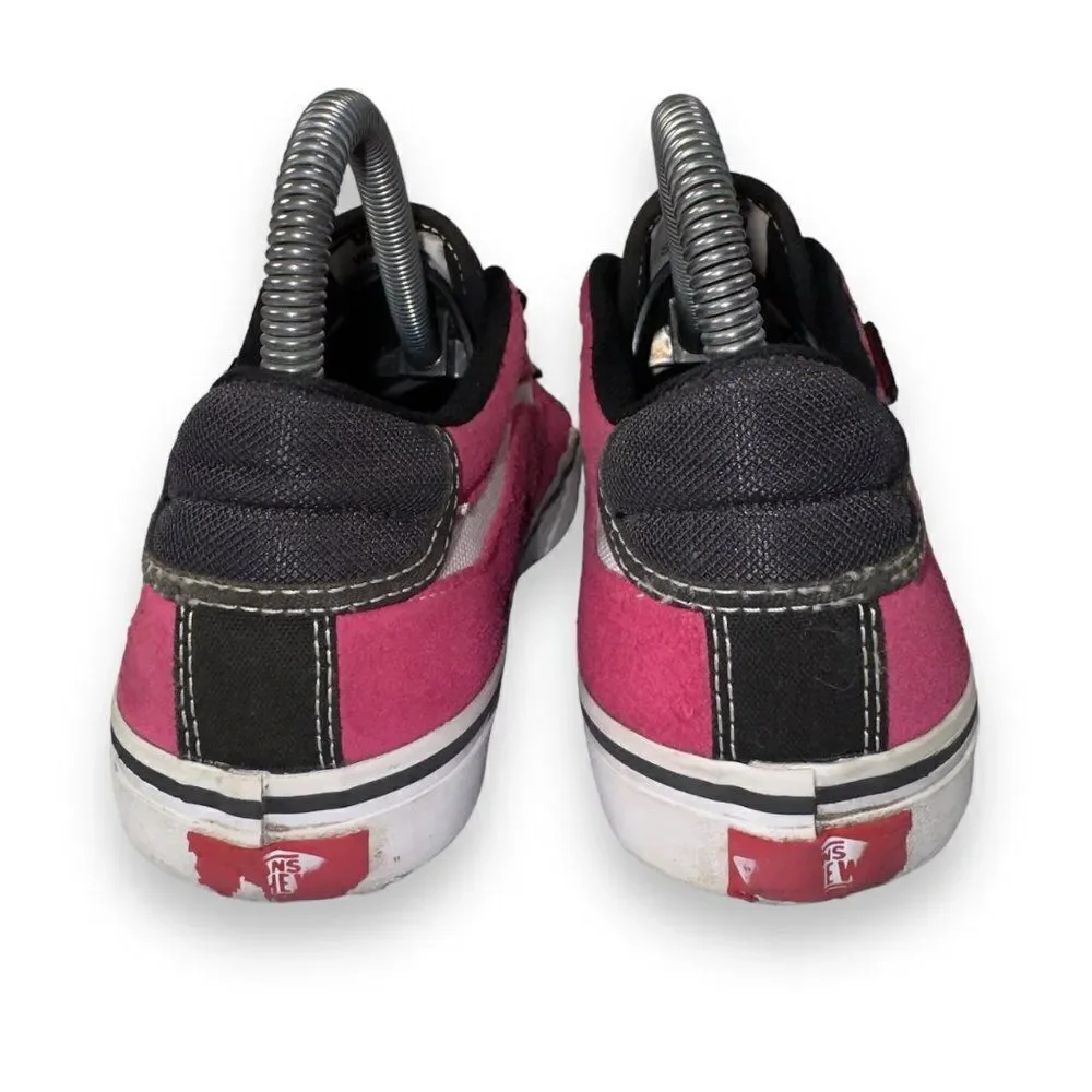 Vans TNT Advanced Prototype Skate Sneakers Pink / Black /‎ White Youth 5